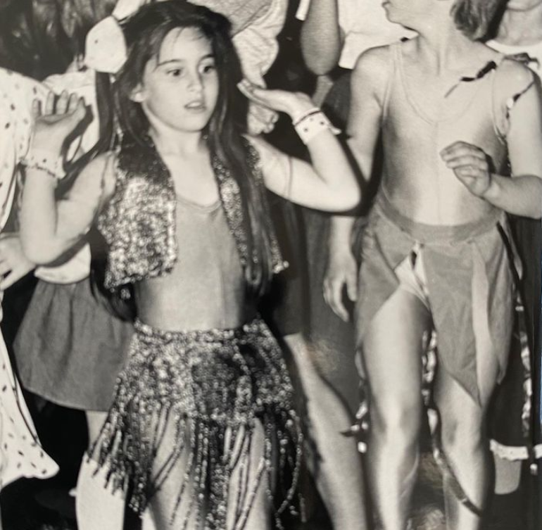 Thalia as a child dancer